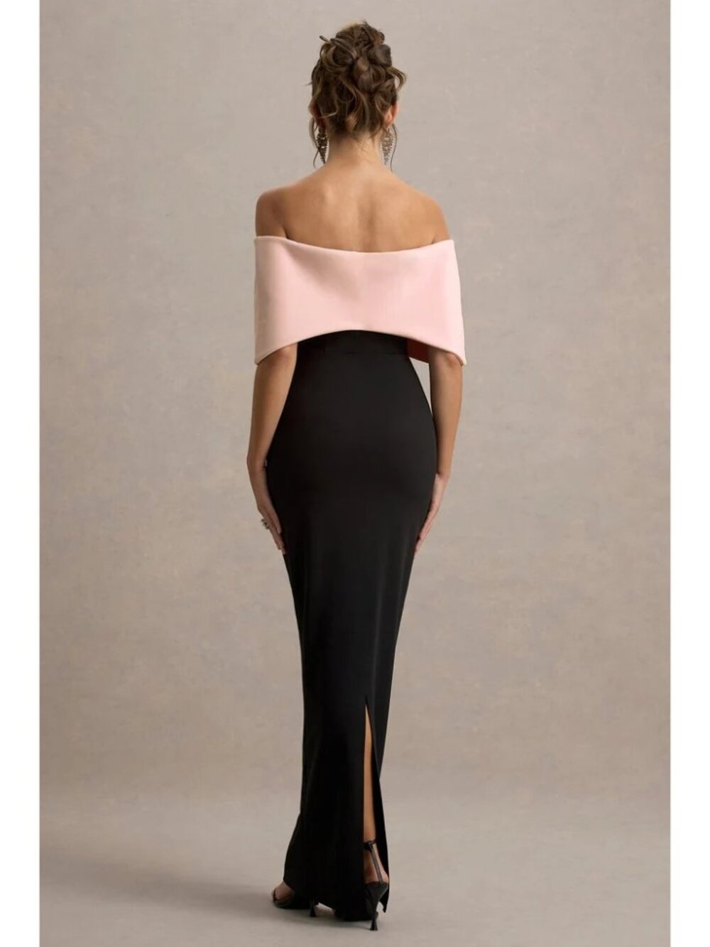 NEW Club L London Strapless Maxi Dress with Oversized Bow, Women Size US 8 - Picture 6 of 14
